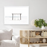 Shop Beach Swing II Photo Art Print a coastal themed photography wall art print from The Print Emporium wall artwork collection - Buy Australian made fine art poster and framed prints for the home and your interior decor, TPE-780-AP