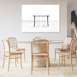 Shop Beach Swing II Photo Canvas Print a coastal themed photography framed stretched canvas print from The Print Emporium wall artwork collection - Buy Australian made prints for the home and your interior decor space, TPE-780-CA-35X46-NF