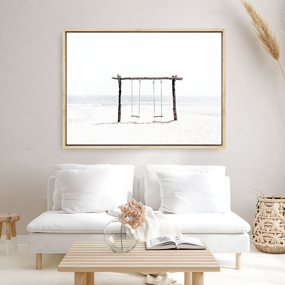 Buy Beach Swing II Photo Canvas Wall Art | The Print Emporium® Store