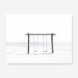 Shop Beach Swing II Photo Canvas Print a coastal themed photography framed stretched canvas print from The Print Emporium wall artwork collection - Buy Australian made prints for the home and your interior decor space, TPE-780-CA-35X46-NF