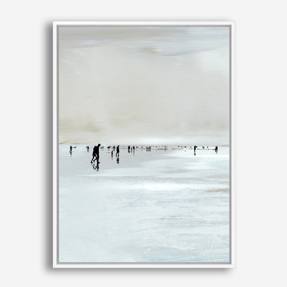 Shop Beachy Canvas Print a painted abstract themed framed canvas wall art print from The Print Emporium artwork collection - Buy Australian made fine art painting style stretched canvas prints for the home and your interior decor space, TPE-DH-009-CA-35X46-NF