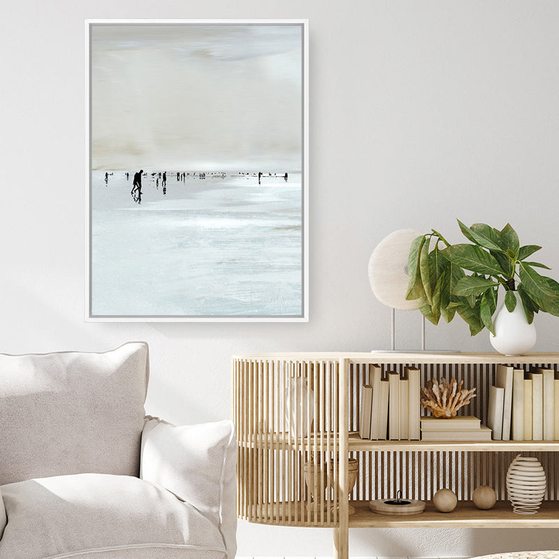 Shop Beachy Canvas Print a painted abstract themed framed canvas wall art print from The Print Emporium artwork collection - Buy Australian made fine art painting style stretched canvas prints for the home and your interior decor space, TPE-DH-009-CA-35X46-NF