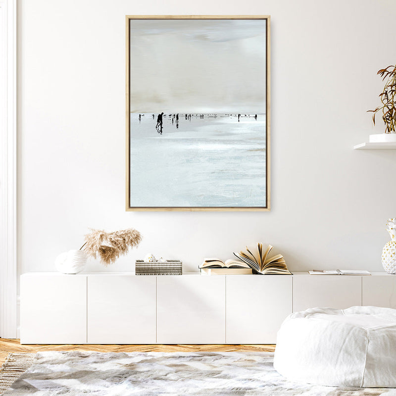 Shop Beachy Canvas Print a painted abstract themed framed canvas wall art print from The Print Emporium artwork collection - Buy Australian made fine art painting style stretched canvas prints for the home and your interior decor space, TPE-DH-009-CA-35X46-NF