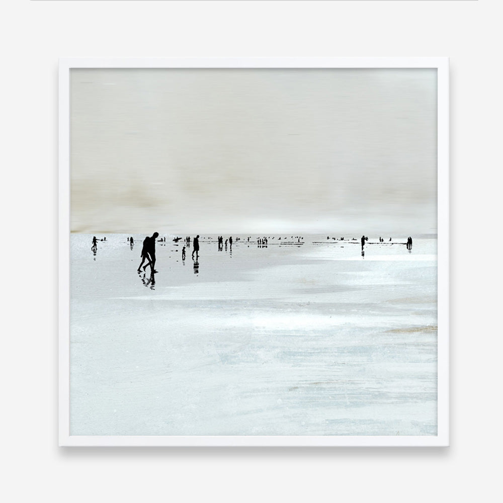 Shop Beachy (Square) Art Print a painted abstract themed wall art print from The Print Emporium wall artwork collection - Buy Australian made fine art painting style poster and framed prints for the home and your interior decor room, TPE-DH-239-AP