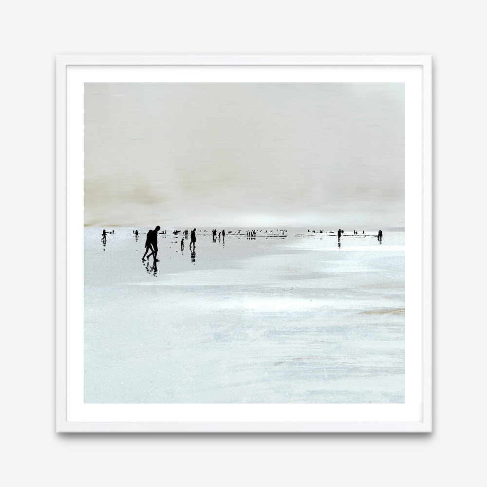 Shop Beachy (Square) Art Print a painted abstract themed wall art print from The Print Emporium wall artwork collection - Buy Australian made fine art painting style poster and framed prints for the home and your interior decor room, TPE-DH-239-AP