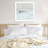 Shop Beachy (Square) Art Print a painted abstract themed wall art print from The Print Emporium wall artwork collection - Buy Australian made fine art painting style poster and framed prints for the home and your interior decor room, TPE-DH-239-AP