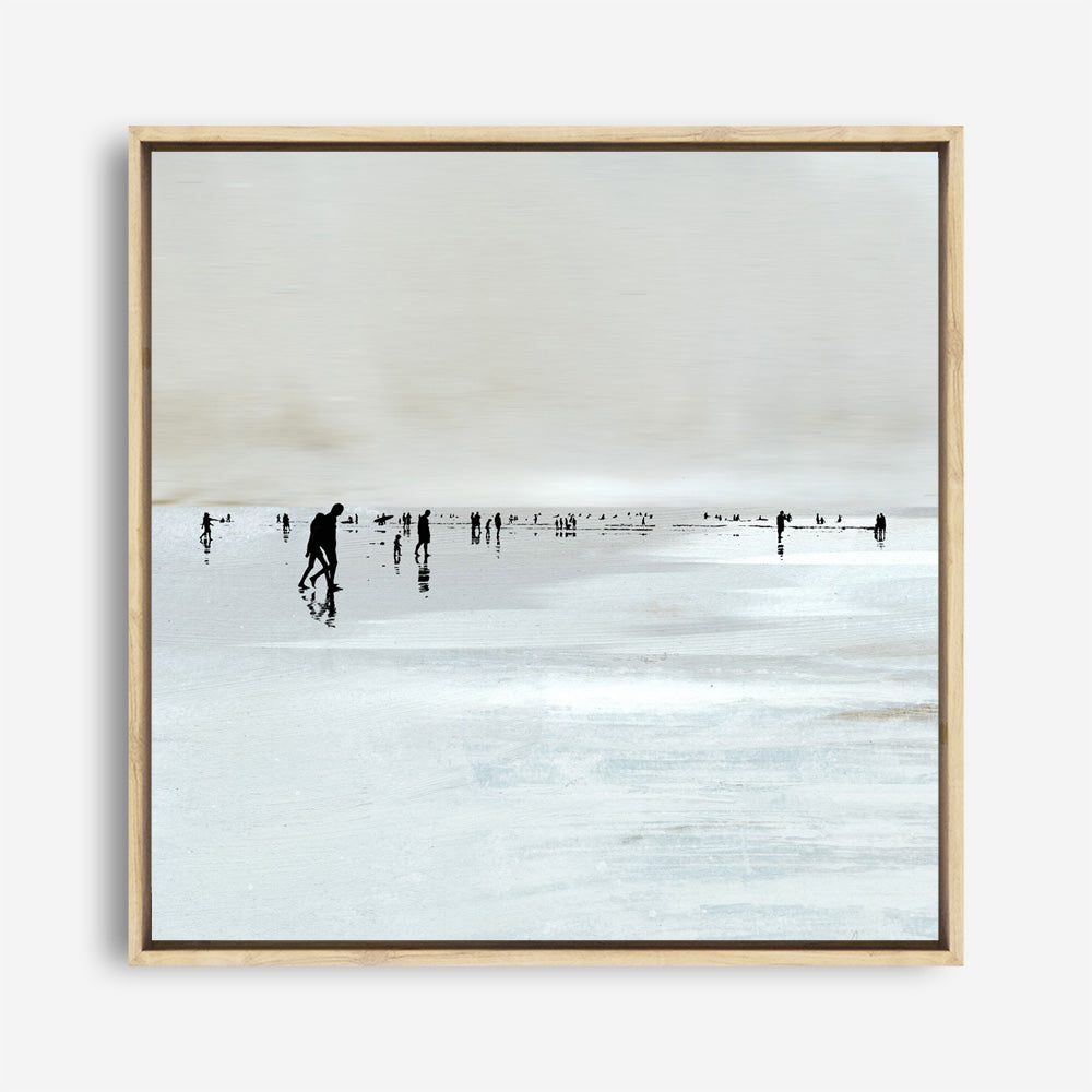 Shop Beachy (Square) Canvas Print a painted abstract themed framed canvas wall art print from The Print Emporium artwork collection - Buy Australian made fine art painting style stretched canvas prints for the home and your interior decor space, TPE-DH-239-CA-40X40-NF