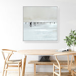 Shop Beachy (Square) Canvas Print a painted abstract themed framed canvas wall art print from The Print Emporium artwork collection - Buy Australian made fine art painting style stretched canvas prints for the home and your interior decor space, TPE-DH-239-CA-40X40-NF
