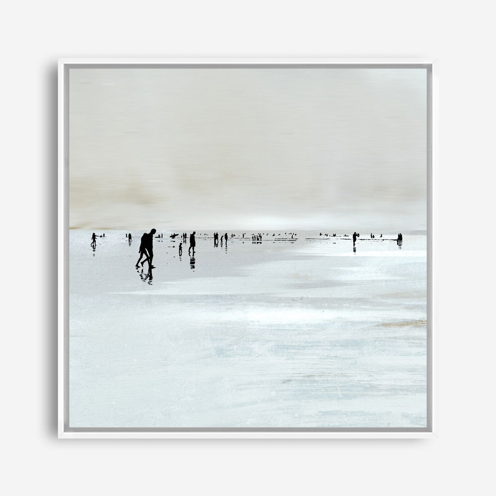 Shop Beachy (Square) Canvas Print a painted abstract themed framed canvas wall art print from The Print Emporium artwork collection - Buy Australian made fine art painting style stretched canvas prints for the home and your interior decor space, TPE-DH-239-CA-40X40-NF