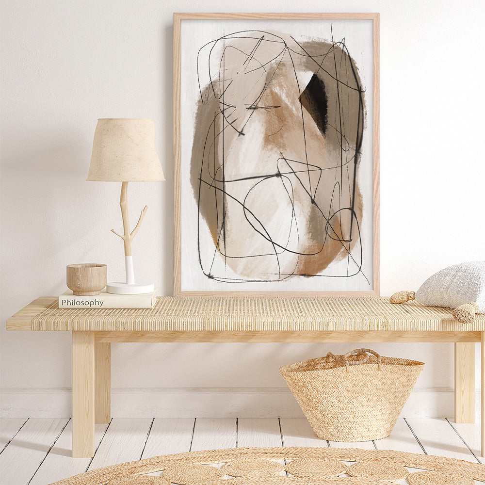 Shop Beauty Art Print a painted abstract themed wall art print from The Print Emporium wall artwork collection - Buy Australian made fine art painting style poster and framed prints for the home and your interior decor room, TPE-DH-010-AP