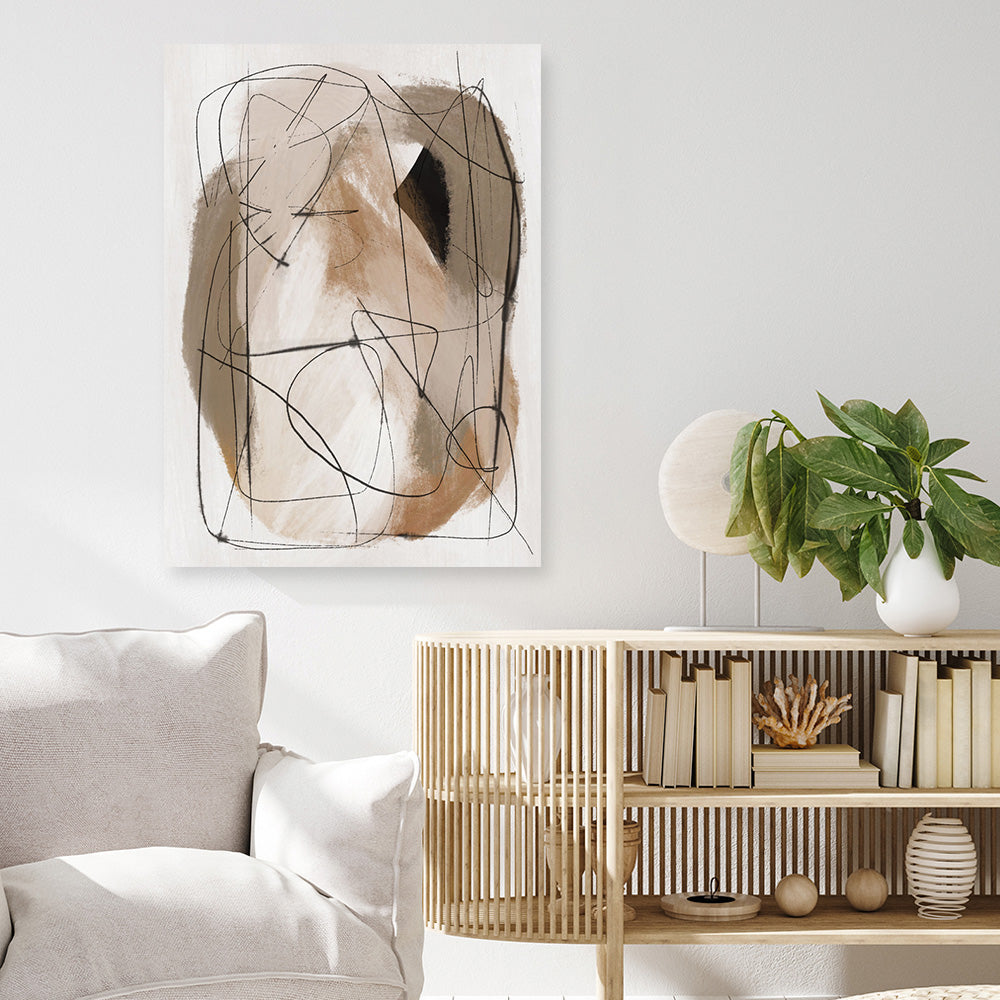 Shop Beauty Canvas Print a painted abstract themed framed canvas wall art print from The Print Emporium artwork collection - Buy Australian made fine art painting style stretched canvas prints for the home and your interior decor space, TPE-DH-010-CA-35X46-NF