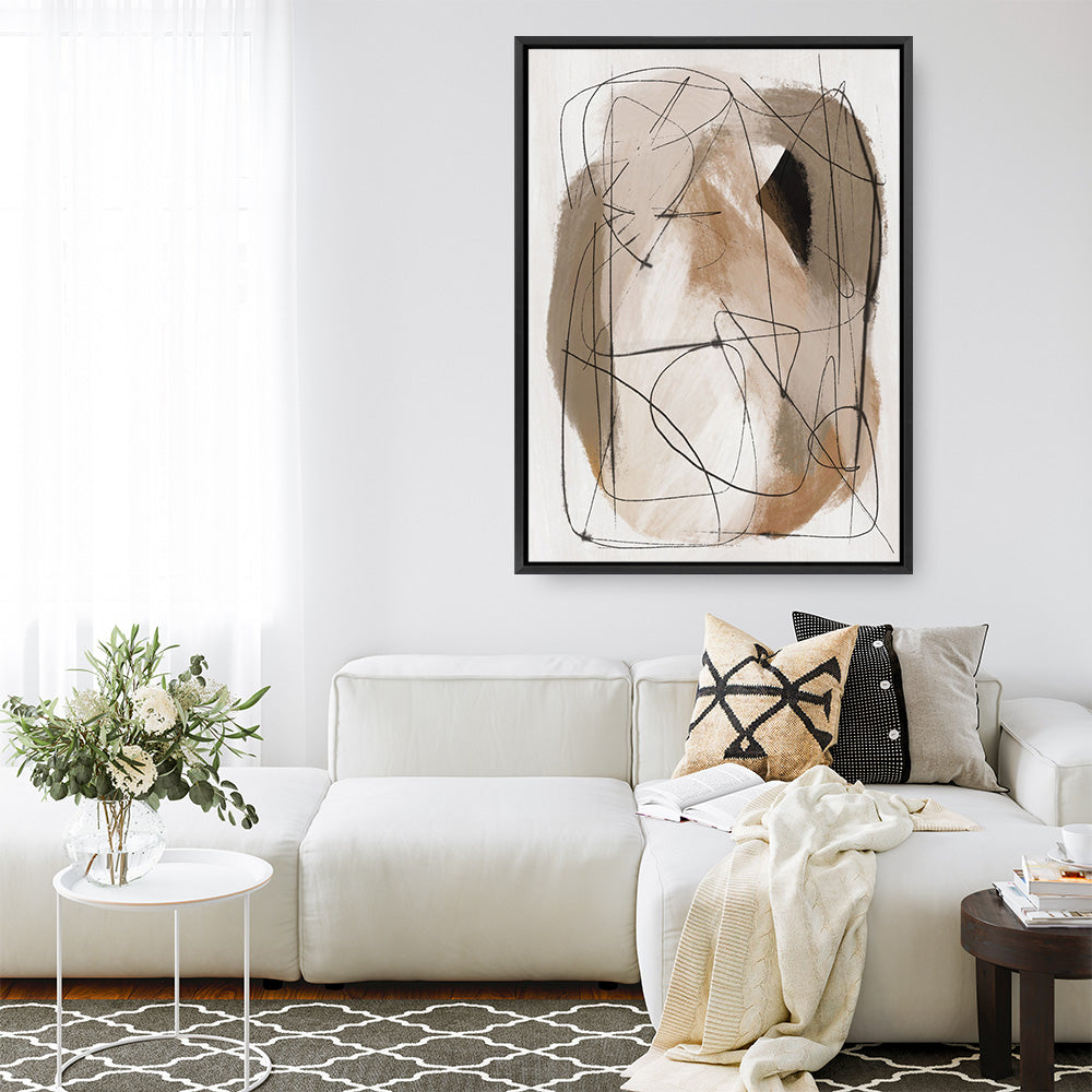 Shop Beauty Canvas Print a painted abstract themed framed canvas wall art print from The Print Emporium artwork collection - Buy Australian made fine art painting style stretched canvas prints for the home and your interior decor space, TPE-DH-010-CA-35X46-NF