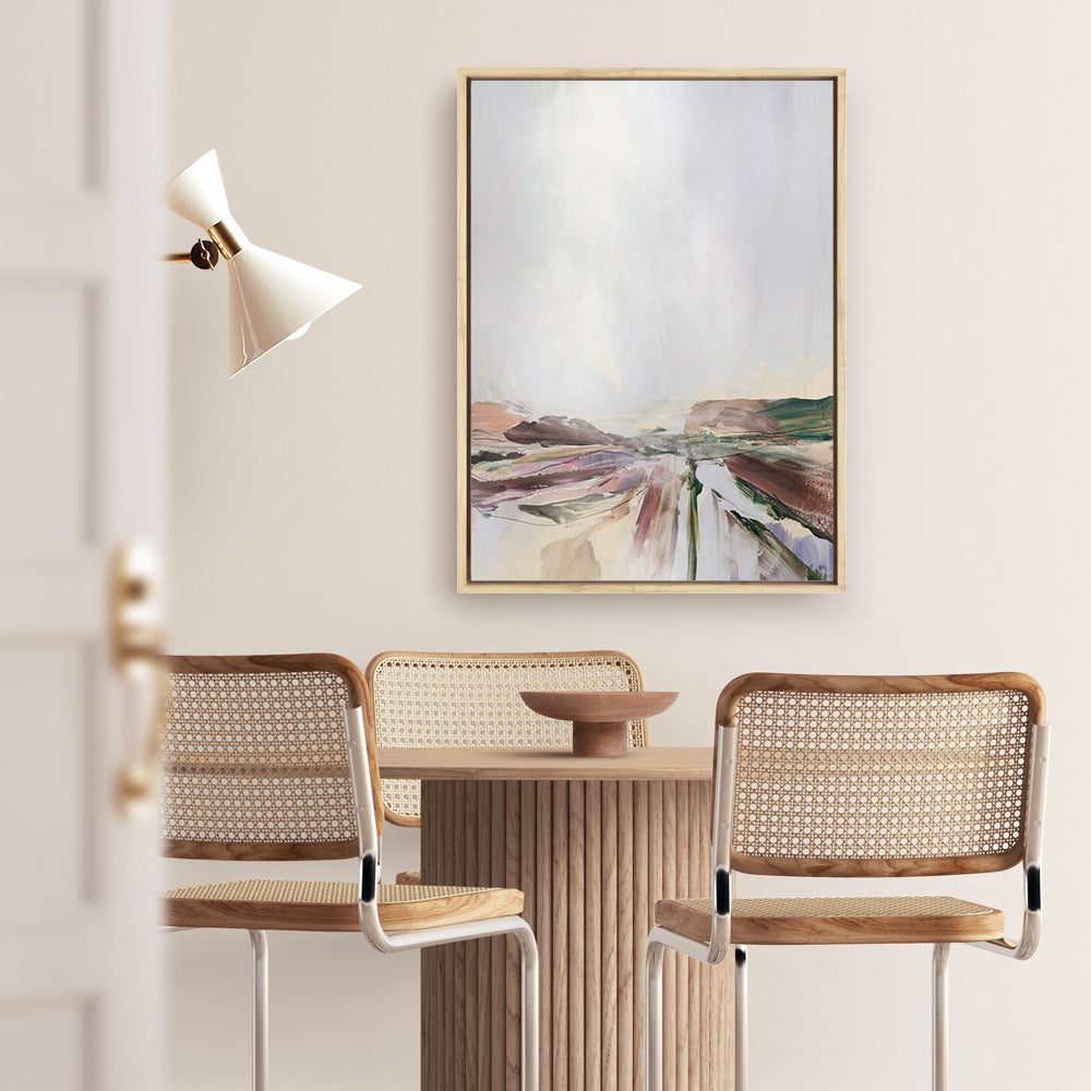 Shop Beauty Land Canvas Print a painted abstract themed framed canvas wall art print from The Print Emporium artwork collection - Buy Australian made fine art painting style stretched canvas prints for the home and your interior decor space, TPE-DH-337-CA-35X46-NF