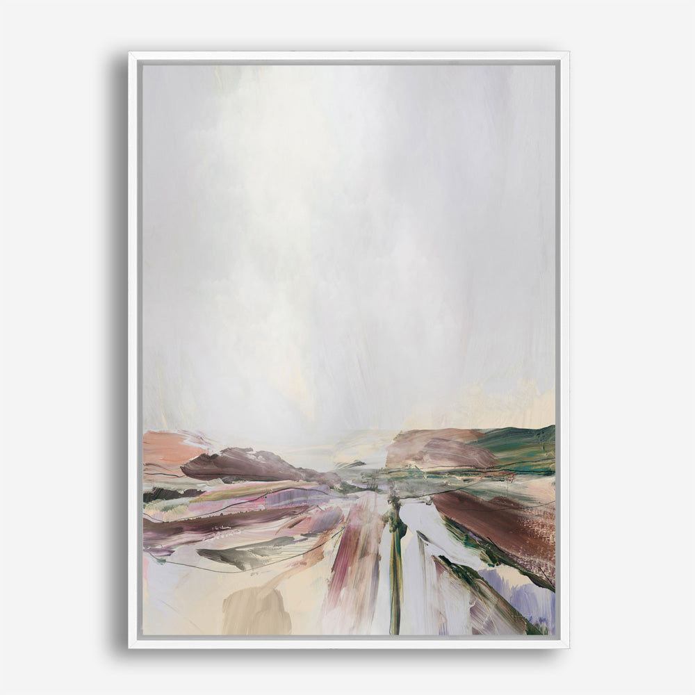 Shop Beauty Land Canvas Print a painted abstract themed framed canvas wall art print from The Print Emporium artwork collection - Buy Australian made fine art painting style stretched canvas prints for the home and your interior decor space, TPE-DH-337-CA-35X46-NF