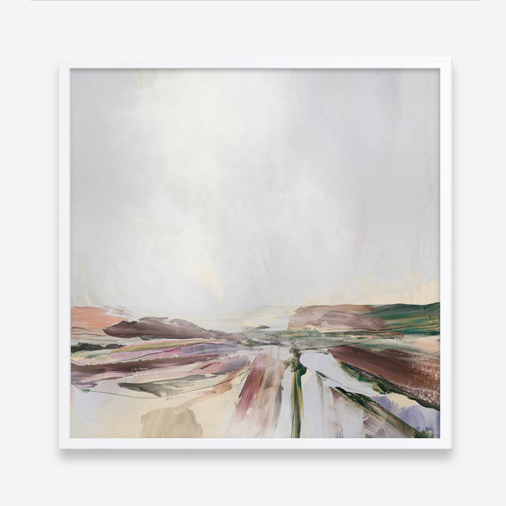 Shop Beauty Land (Square) Art Print a painted abstract themed wall art print from The Print Emporium wall artwork collection - Buy Australian made fine art painting style poster and framed prints for the home and your interior decor room, TPE-DH-147-AP