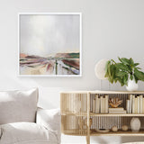Shop Beauty Land (Square) Art Print a painted abstract themed wall art print from The Print Emporium wall artwork collection - Buy Australian made fine art painting style poster and framed prints for the home and your interior decor room, TPE-DH-147-AP