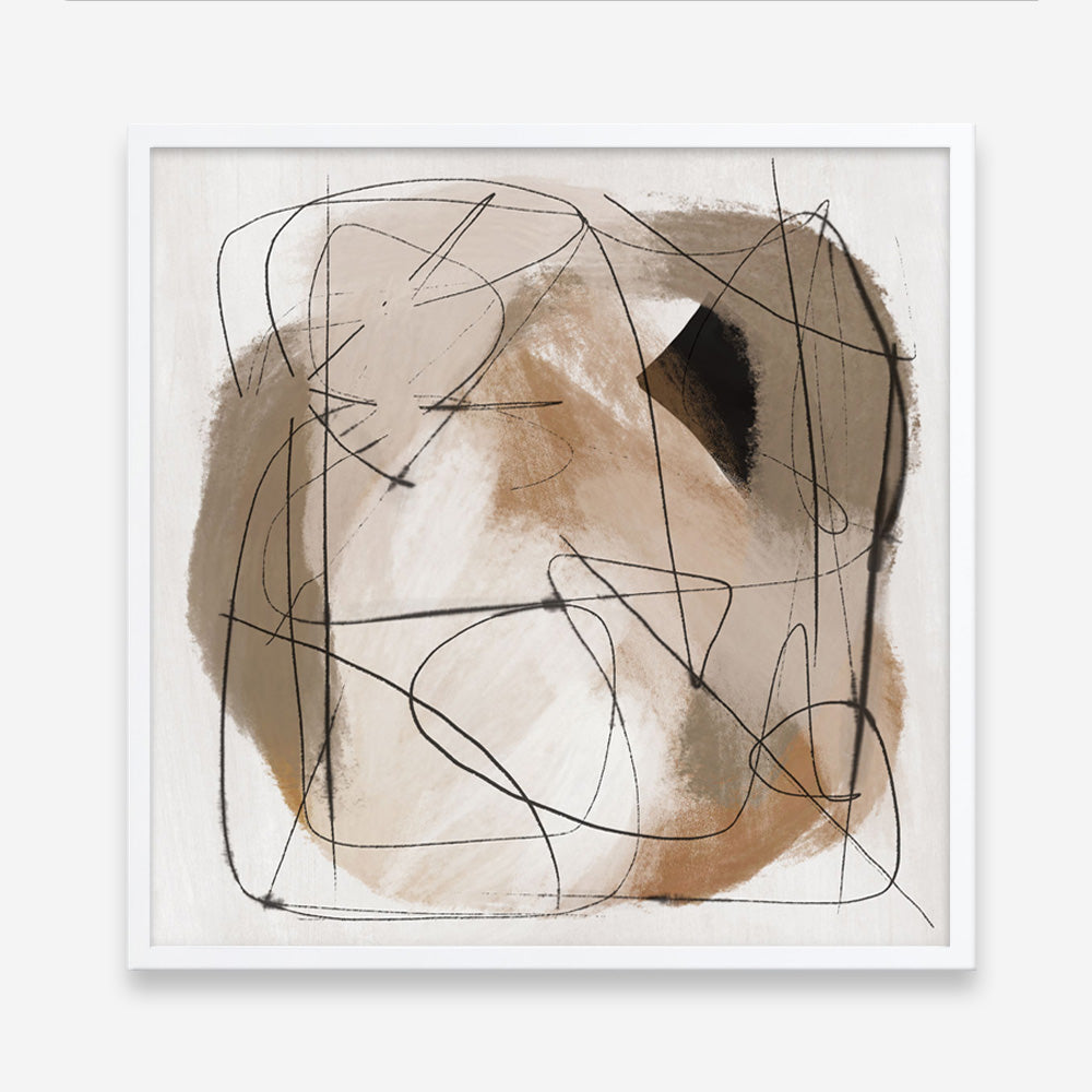 Shop Beauty (Square) Art Print a painted abstract themed wall art print from The Print Emporium wall artwork collection - Buy Australian made fine art painting style poster and framed prints for the home and your interior decor room, TPE-DH-240-AP