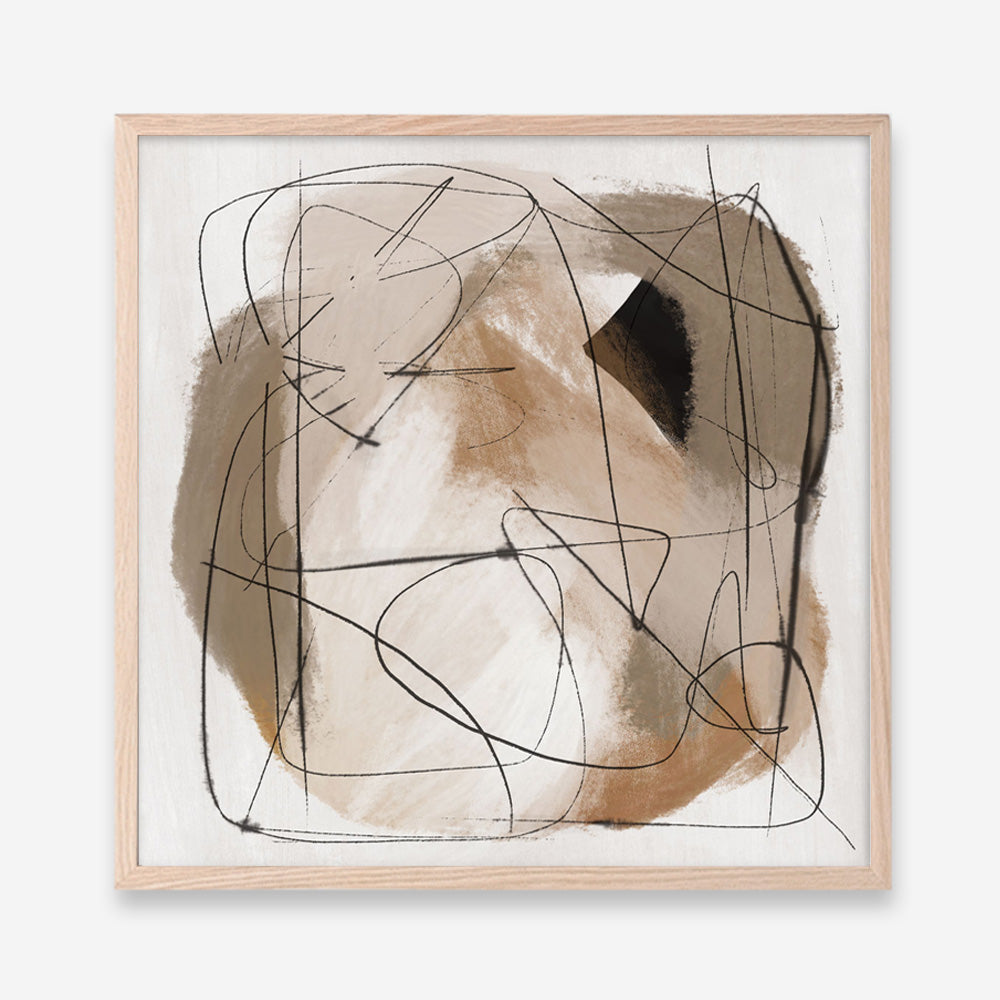 Shop Beauty (Square) Art Print a painted abstract themed wall art print from The Print Emporium wall artwork collection - Buy Australian made fine art painting style poster and framed prints for the home and your interior decor room, TPE-DH-240-AP