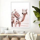 Shop Bedouin Camel I Photo Art Print a Moroccan desert boho themed photography wall art print from The Print Emporium wall artwork collection - Buy Australian made fine art poster and framed prints for the home and your interior decor room, TPE-839-AP