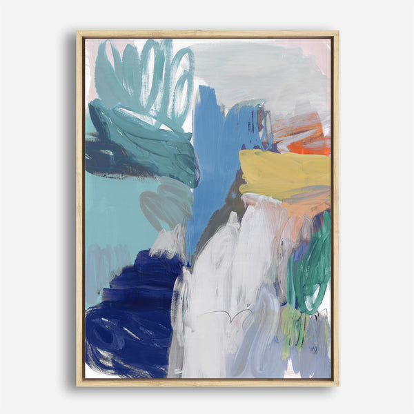 Shop Beguiled I Canvas Print a painted abstract themed framed canvas wall art print from The Print Emporium artwork collection - Buy Australian made fine art painting style stretched canvas prints for the home and your interior decor space, TPE-PC-PI256-CA-35X46-NF