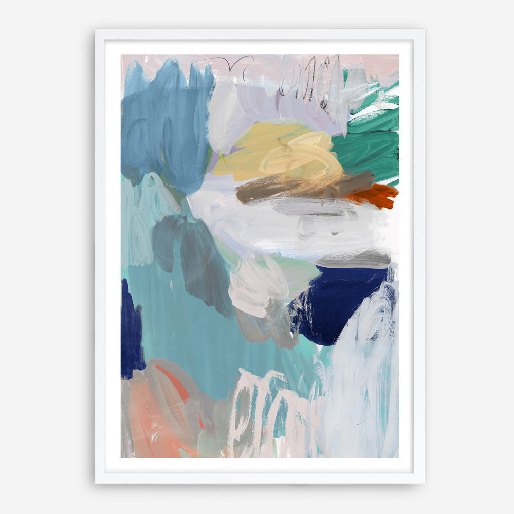 Shop Beguiled II Art Print a painted abstract themed wall art print from The Print Emporium wall artwork collection - Buy Australian made fine art painting style poster and framed prints for the home and your interior decor room, TPE-PC-PI257-AP