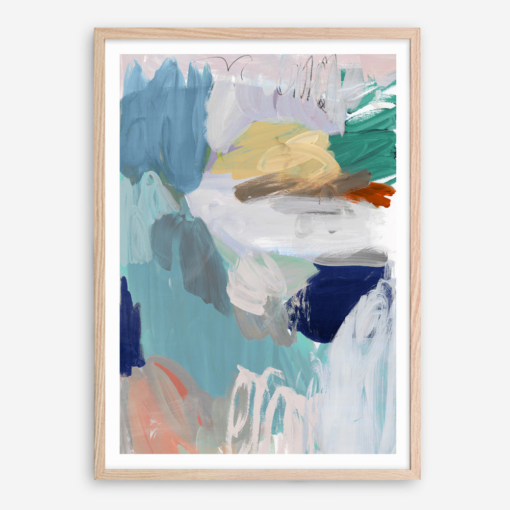 Shop Beguiled II Art Print a painted abstract themed wall art print from The Print Emporium wall artwork collection - Buy Australian made fine art painting style poster and framed prints for the home and your interior decor room, TPE-PC-PI257-AP