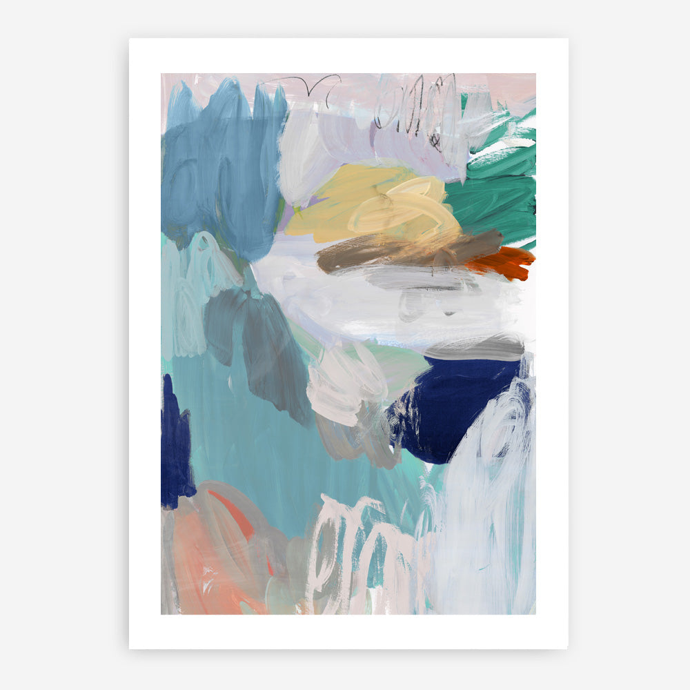 Shop Beguiled II Art Print a painted abstract themed wall art print from The Print Emporium wall artwork collection - Buy Australian made fine art painting style poster and framed prints for the home and your interior decor room, TPE-PC-PI257-AP