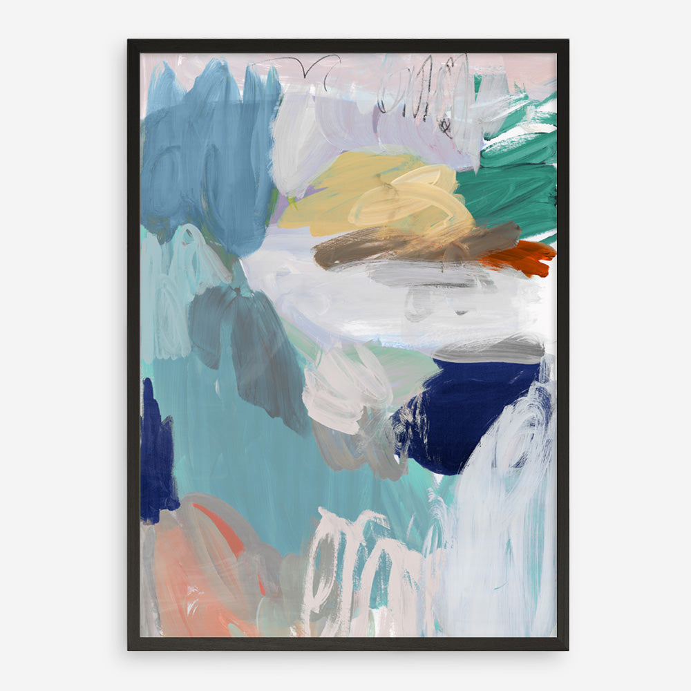 Shop Beguiled II Art Print a painted abstract themed wall art print from The Print Emporium wall artwork collection - Buy Australian made fine art painting style poster and framed prints for the home and your interior decor room, TPE-PC-PI257-AP