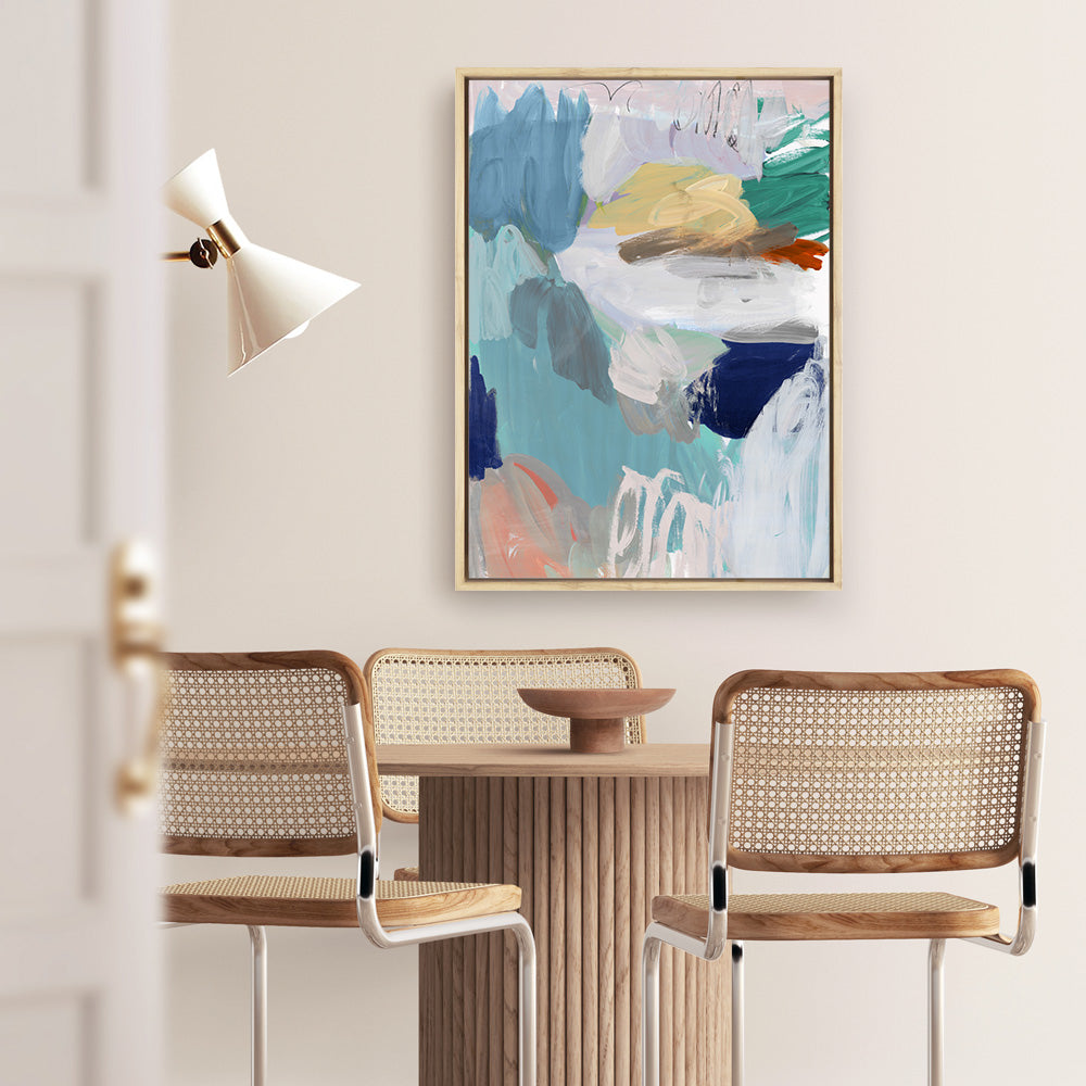 Shop Beguiled II Canvas Print a painted abstract themed framed canvas wall art print from The Print Emporium artwork collection - Buy Australian made fine art painting style stretched canvas prints for the home and your interior decor space, TPE-PC-PI257-CA-35X46-NF