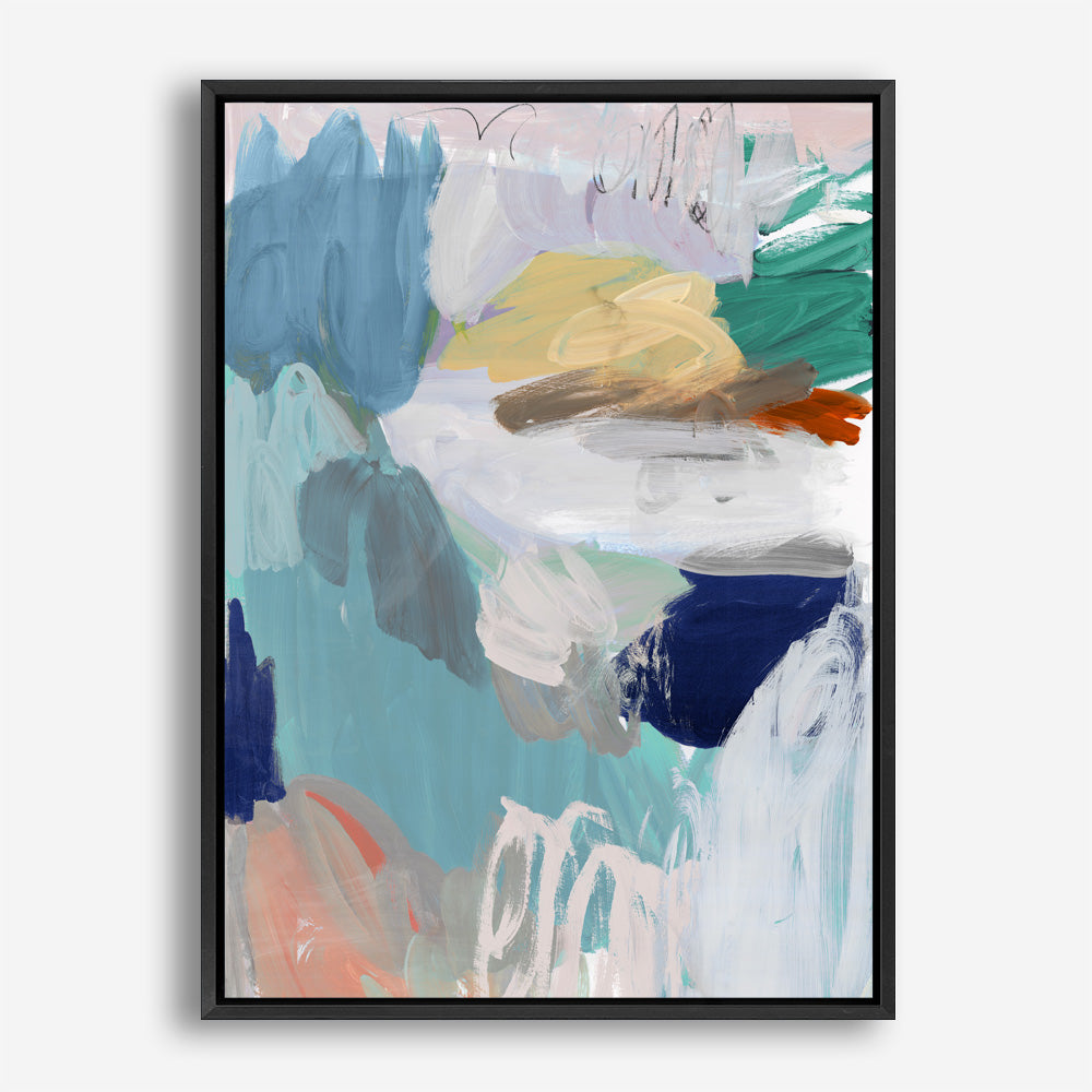 Shop Beguiled II Canvas Print a painted abstract themed framed canvas wall art print from The Print Emporium artwork collection - Buy Australian made fine art painting style stretched canvas prints for the home and your interior decor space, TPE-PC-PI257-CA-35X46-NF