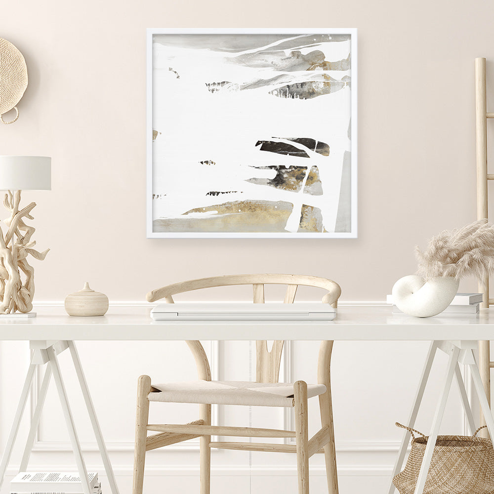 Shop Behind The Light I (Square) Art Print a painted abstract themed wall art print from The Print Emporium wall artwork collection - Buy Australian made fine art painting style poster and framed prints for the home and your interior decor room, TPE-PC-BC037-A