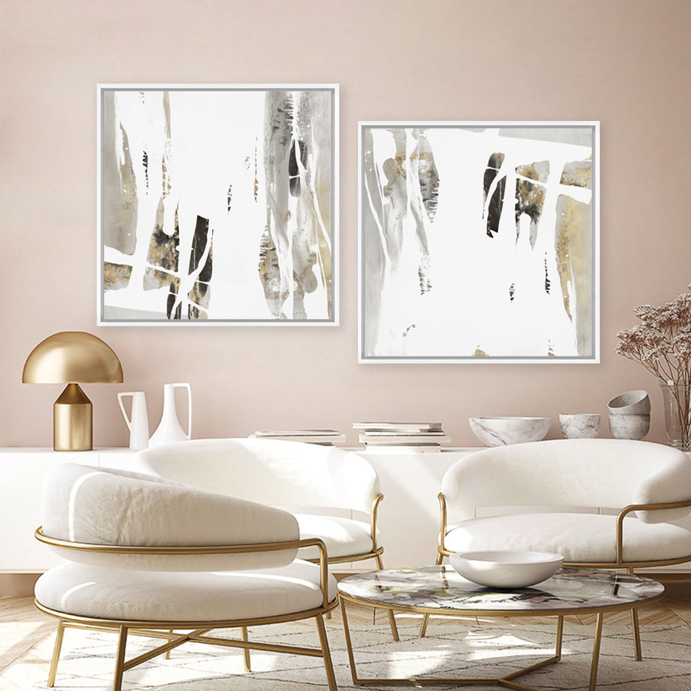 Shop Behind The Light I (Square) Canvas Print a painted abstract themed framed canvas wall art print from The Print Emporium artwork collection - Buy Australian made fine art painting style stretched canvas prints for the home and your interior decor space, TPE-PC-BC037-CA-40X40-NF