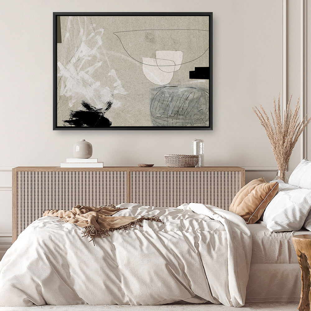 Shop Being Canvas Print a painted abstract themed framed canvas wall art print from The Print Emporium artwork collection - Buy Australian made fine art painting style stretched canvas prints for the home and your interior decor space, TPE-DH-115-CA-35X46-NF