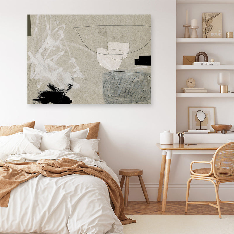 Shop Being Canvas Print a painted abstract themed framed canvas wall art print from The Print Emporium artwork collection - Buy Australian made fine art painting style stretched canvas prints for the home and your interior decor space, TPE-DH-115-CA-35X46-NF