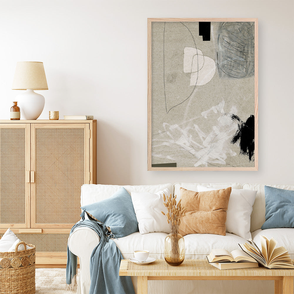 Shop Being II Art Print a painted abstract themed wall art print from The Print Emporium wall artwork collection - Buy Australian made fine art painting style poster and framed prints for the home and your interior decor room, TPE-DH-190-AP