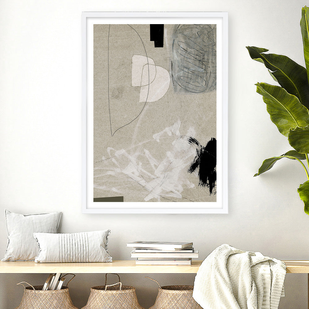 Shop Being II Art Print a painted abstract themed wall art print from The Print Emporium wall artwork collection - Buy Australian made fine art painting style poster and framed prints for the home and your interior decor room, TPE-DH-190-AP