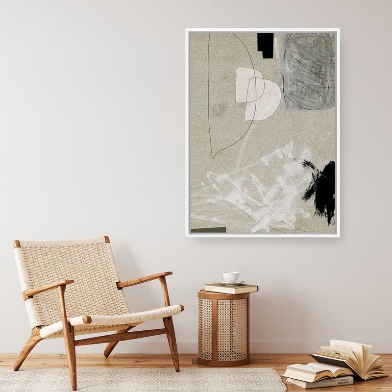 Shop Being II Canvas Print a painted abstract themed framed canvas wall art print from The Print Emporium artwork collection - Buy Australian made fine art painting style stretched canvas prints for the home and your interior decor space, TPE-DH-190-CA-35X46-NF