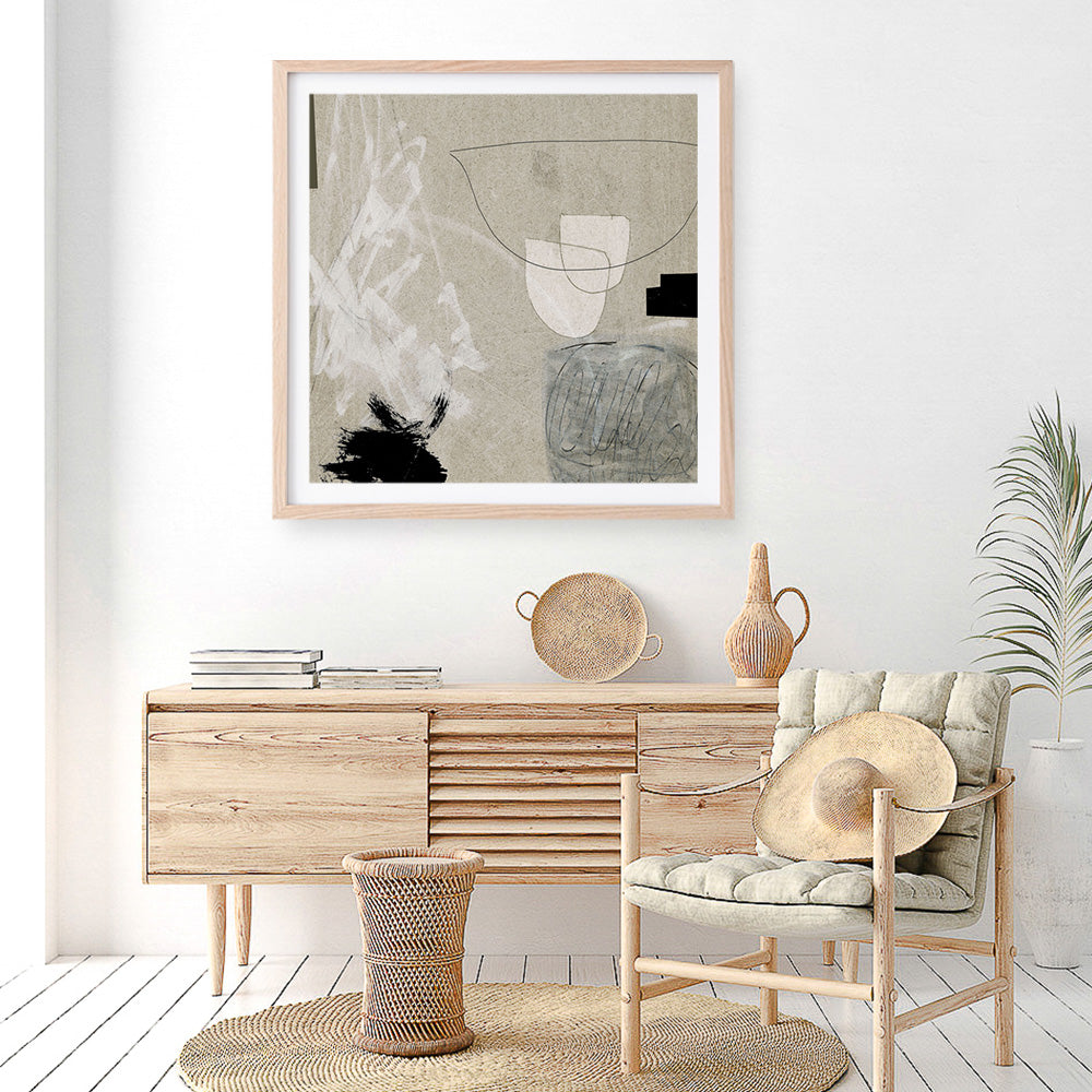 Shop Being (Square) Art Print a painted abstract themed wall art print from The Print Emporium wall artwork collection - Buy Australian made fine art painting style poster and framed prints for the home and your interior decor room, TPE-DH-199-AP