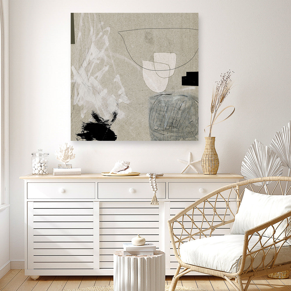 Shop Being (Square) Canvas Print a painted abstract themed framed canvas wall art print from The Print Emporium artwork collection - Buy Australian made fine art painting style stretched canvas prints for the home and your interior decor space, TPE-DH-199-CA-40X40-NF