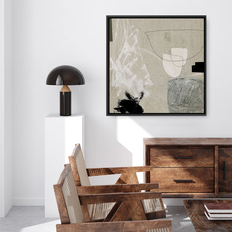 Shop Being (Square) Canvas Print a painted abstract themed framed canvas wall art print from The Print Emporium artwork collection - Buy Australian made fine art painting style stretched canvas prints for the home and your interior decor space, TPE-DH-199-CA-40X40-NF