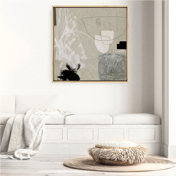 Shop Being (Square) Canvas Print a painted abstract themed framed canvas wall art print from The Print Emporium artwork collection - Buy Australian made fine art painting style stretched canvas prints for the home and your interior decor space, TPE-DH-199-CA-40X40-NF