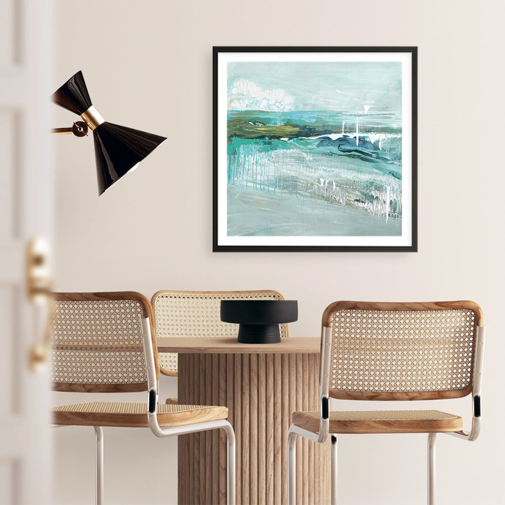 Shop Beneath The Surface (Square) Art Print a painted abstract themed wall art print from The Print Emporium wall artwork collection - Buy Australian made fine art painting style poster and framed prints for the home and your interior decor room, TPE-PC-BC018-AP