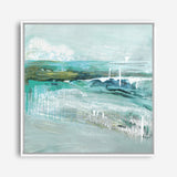Shop Beneath The Surface (Square) Canvas Print a painted abstract themed framed canvas wall art print from The Print Emporium artwork collection - Buy Australian made fine art painting style stretched canvas prints for the home and your interior decor space, TPE-PC-BC018-CA-40X40-NF