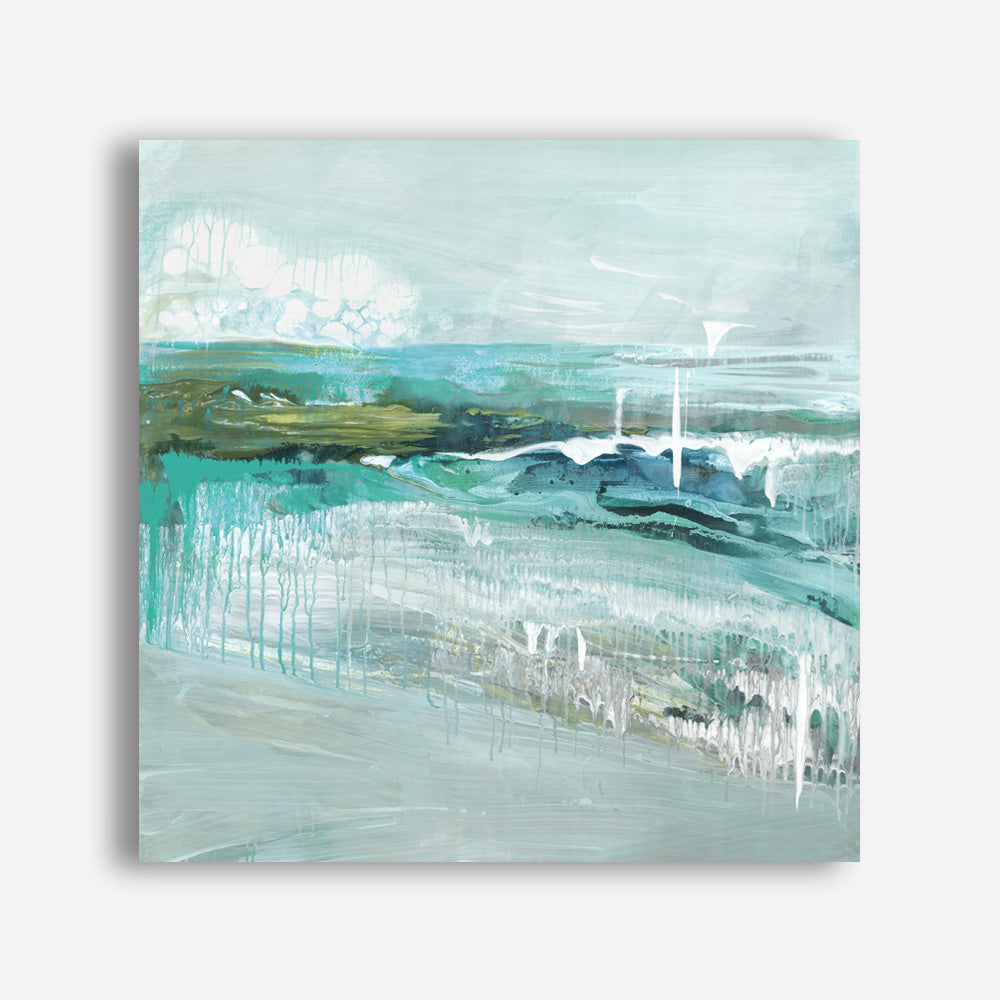 Shop Beneath The Surface (Square) Canvas Print a painted abstract themed framed canvas wall art print from The Print Emporium artwork collection - Buy Australian made fine art painting style stretched canvas prints for the home and your interior decor space, TPE-PC-BC018-CA-40X40-NF