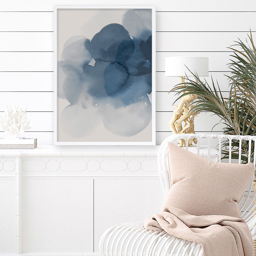 Shop Beside the Sea I Art Print a painted abstract themed wall art print from The Print Emporium wall artwork collection - Buy Australian made fine art painting style poster and framed prints for the home and your interior decor room, TPE-PC-PI582-AP