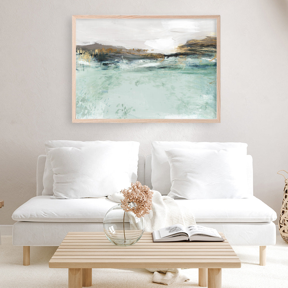 Shop Betamax I Art Print a painted abstract themed wall art print from The Print Emporium wall artwork collection - Buy Australian made fine art painting style poster and framed prints for the home and your interior decor room, TPE-PC-EZ416-AP