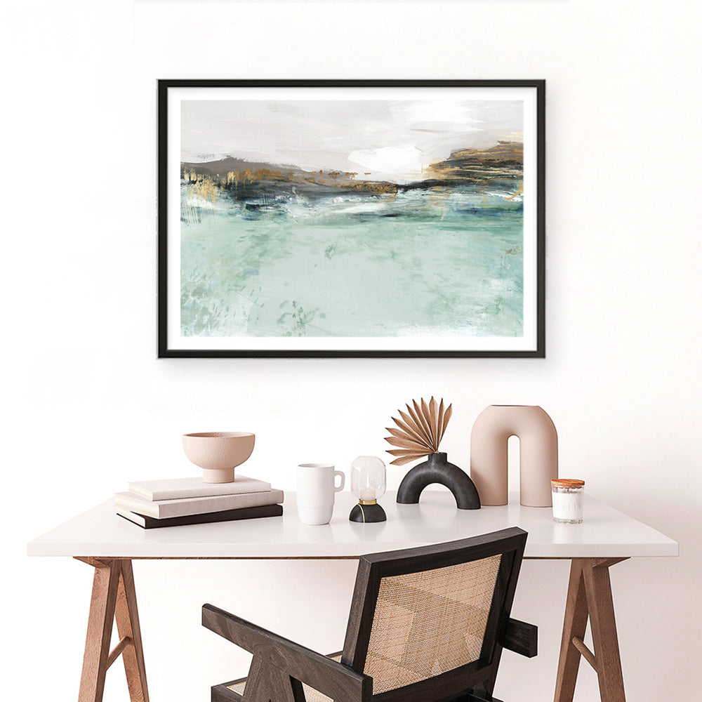 Shop Betamax I Art Print a painted abstract themed wall art print from The Print Emporium wall artwork collection - Buy Australian made fine art painting style poster and framed prints for the home and your interior decor room, TPE-PC-EZ416-AP