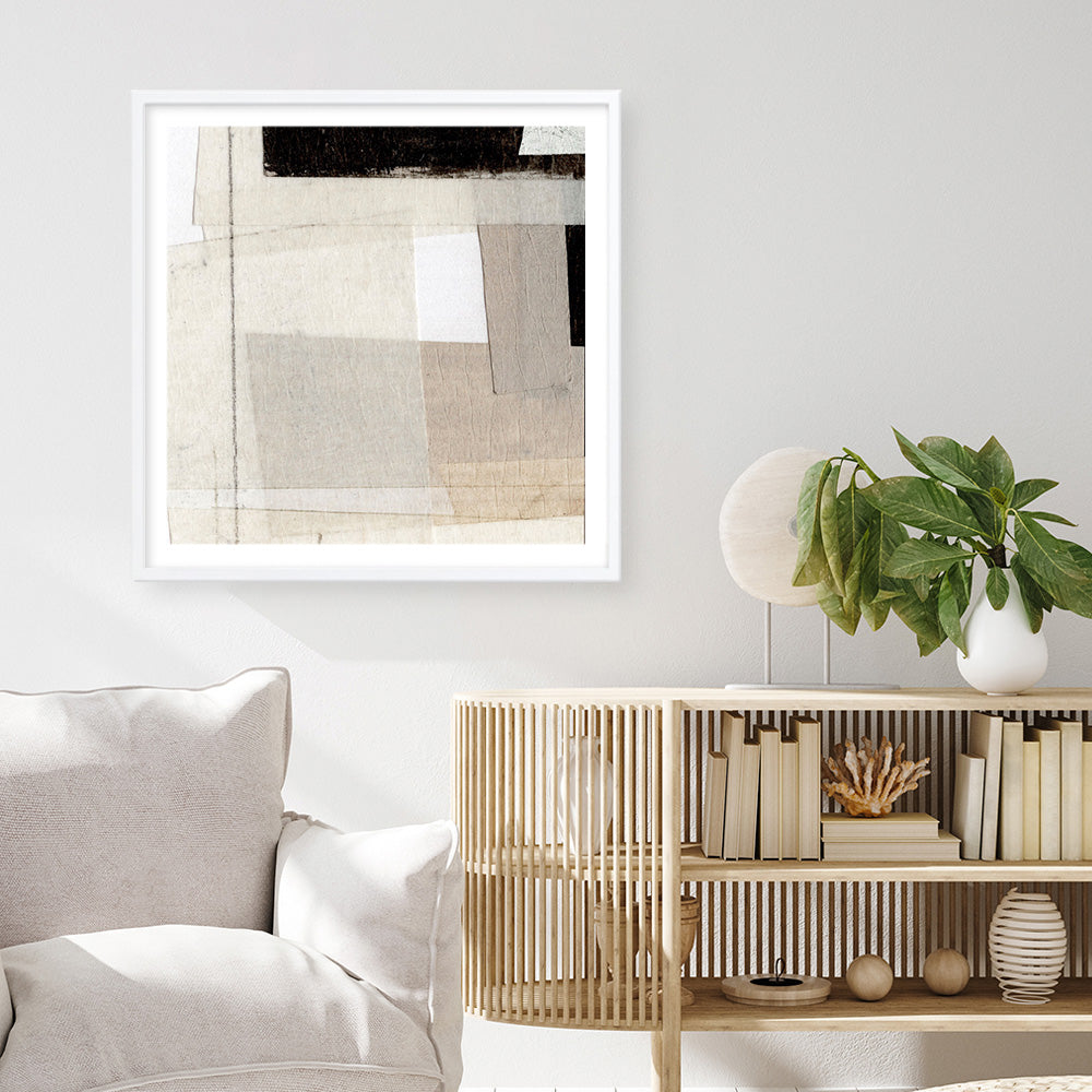 Shop Better Day (Square) Art Print a painted abstract themed wall art print from The Print Emporium wall artwork collection - Buy Australian made fine art painting style poster and framed prints for the home and your interior decor room, TPE-DH-241-AP