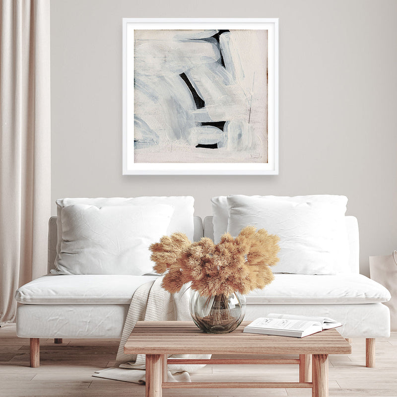 Shop Beyond 1 (Square) Art Print a painted abstract themed wall art print from The Print Emporium wall artwork collection - Buy Australian made fine art painting style poster and framed prints for the home and your interior decor room, TPE-DH-148-AP