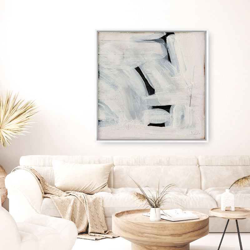 Shop Beyond 1 (Square) Canvas Print a painted abstract themed framed canvas wall art print from The Print Emporium artwork collection - Buy Australian made fine art painting style stretched canvas prints for the home and your interior decor space, TPE-DH-148-CA-40X40-NF